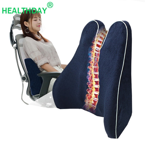 Image of Large Size Comfort Chair Back Support Pillow Memory Foam