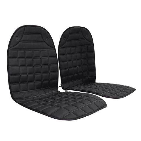 Image of 2Pcs In 1 Fast Heated & Adjustable Black/Grey/Blue/Red Car Electric Heated Seat Car