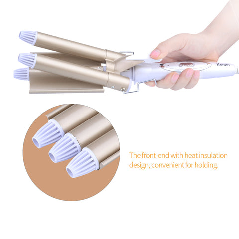Image of Triple Barrel Hair Curling