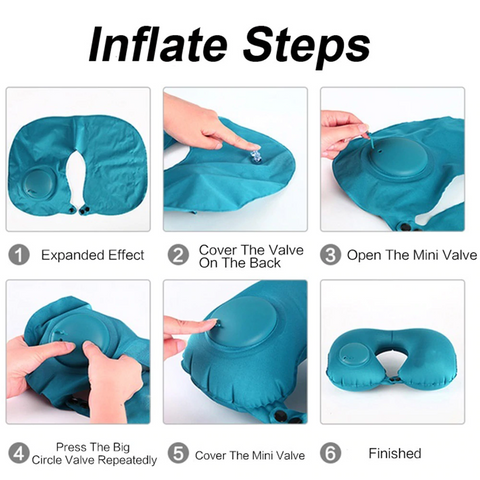 Image of Travel Inflatable U Neck Pillow