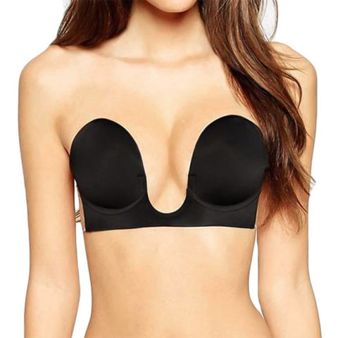 Image of Invisible Backless Adhesive Push Up Bra