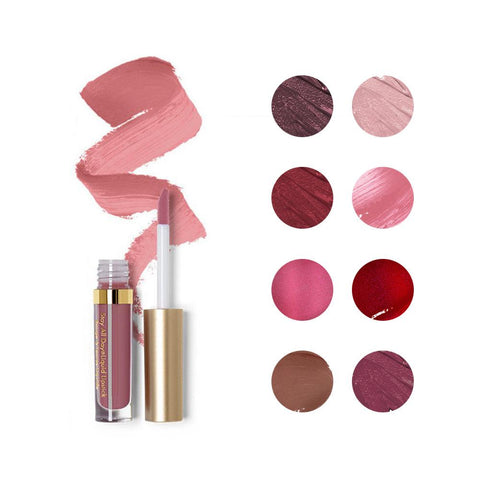 Image of 8Pcs Professional Lip Glaze Gloss Waterproof Makeup Matte Non-sticky Lipstick