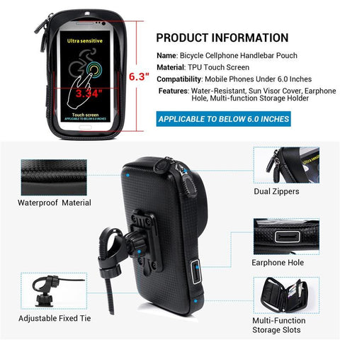 Image of Waterproof Motorcycle Phone Mount