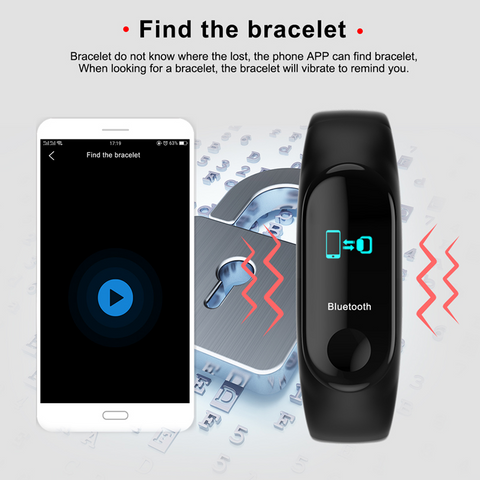 Image of SMART FITNESS WATCH BLUETOOTH BRACELET WRISTBAND
