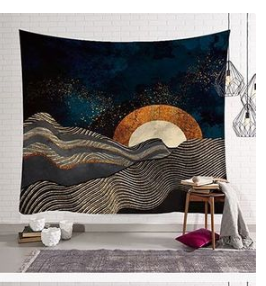 Image of Nature Landscape Inspired Indoor Wall Art Tapestry