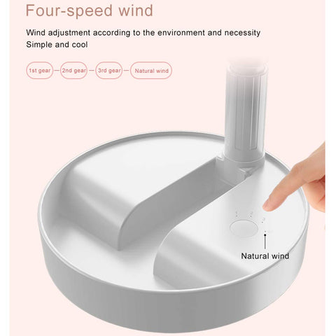 Image of Telescopic Folding USB Charging Fan