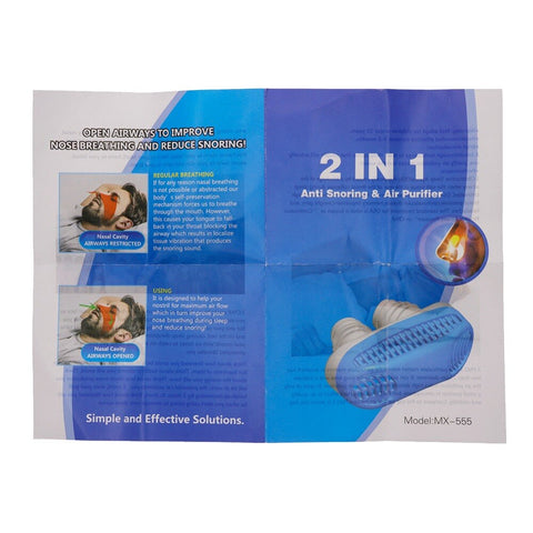 Image of Silicone Anti Snore Nasal Dilators Apnea Aid Device