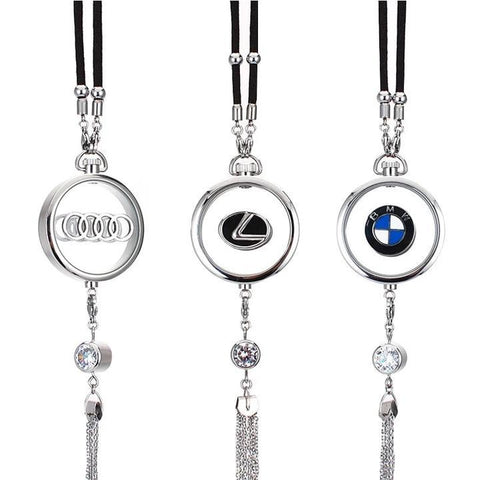 Image of Car Air freshener Perfume Bottle Auto Diffuser DIY Logo