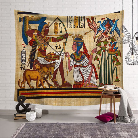 Image of Abstract Art Tapestry Egypt Style