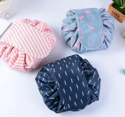 Image of Cosmetic Bag Professional Drawstring Makeup Case