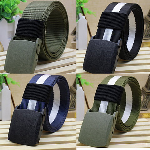 Image of Casual Military Grade Polymer Buckle Nylon Belt