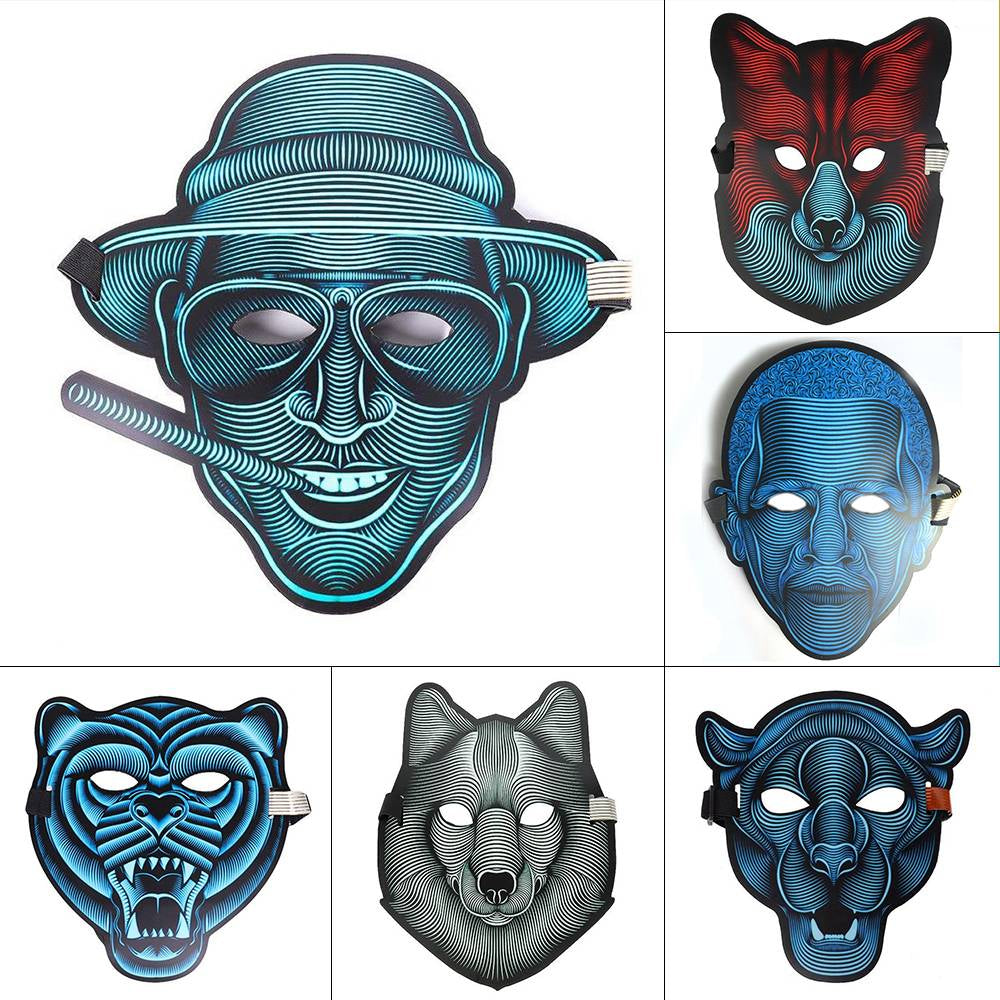 SOUND REACTIVE LED MASK