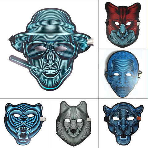 Image of SOUND REACTIVE LED MASK