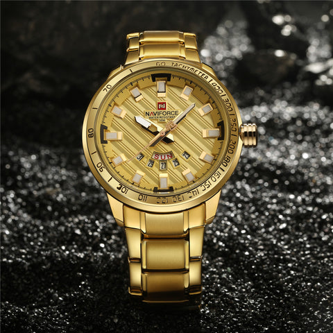 Image of NAVIFORCE®™ LUXURY Golden Watch