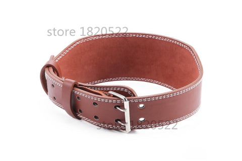Image of Leather Weightlifting Belt Gym