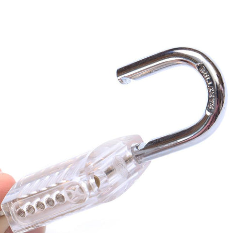 Image of TRANSPARENT PADLOCK SET