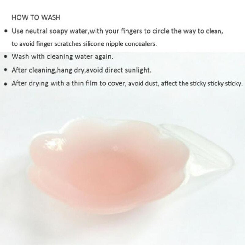 2018 latest design fashion lift breast push-up silicone sexy nipple cover
