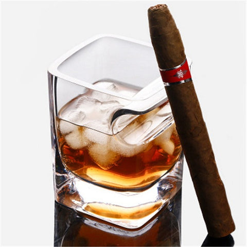 Image of Cigar Holder Wine Glass