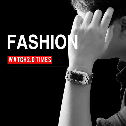 Image of Futuristic Digital Wrist Watch