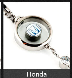 Image of Car Air freshener Perfume Bottle Auto Diffuser DIY Logo