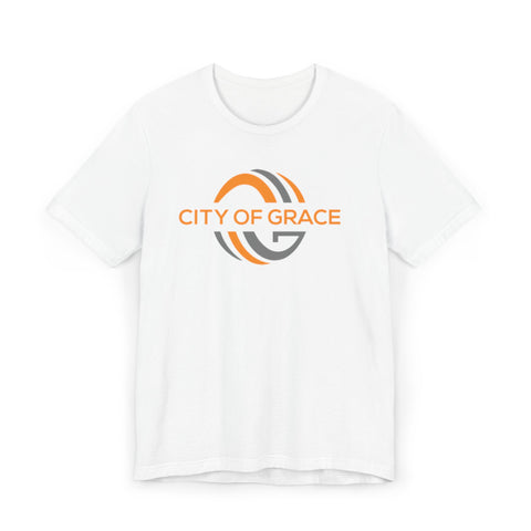 Image of City of Grace Unisex Jersey Center Chest