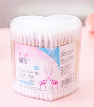 Image of Plastic-free 100pcs / box Double Head Bamboo Cotton Buds