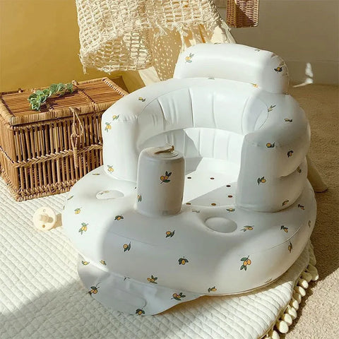Image of Inflatable Baby Chair for Dining & Bath