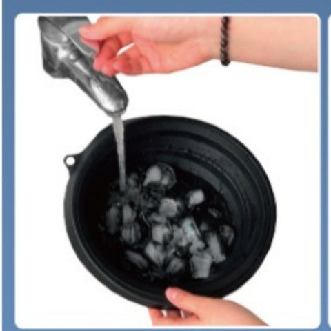 Image of Collapsible Silicone Ice Basin