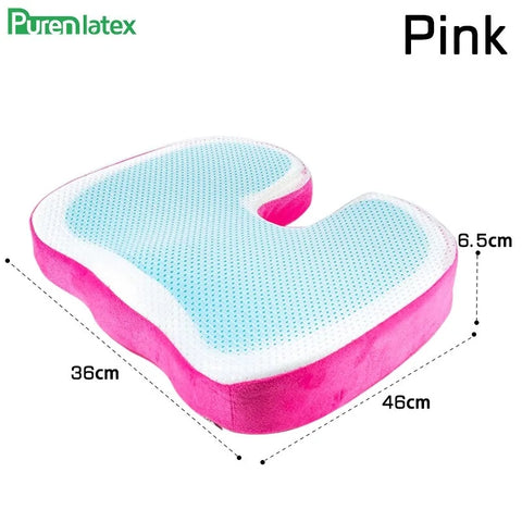 Image of PurenLatex 46*36 U Shape Silicone Gel Cushion Memory Foam Pillow