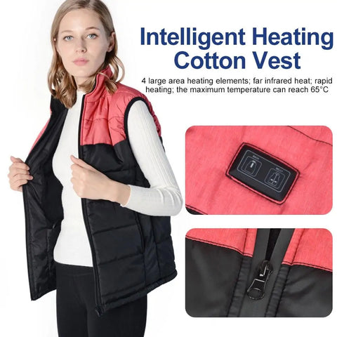 Image of Outdoor Men/Women Electric Heated Winter Vest