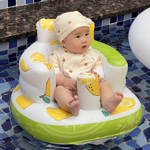 Image of Inflatable Baby Chair for Dining & Bath
