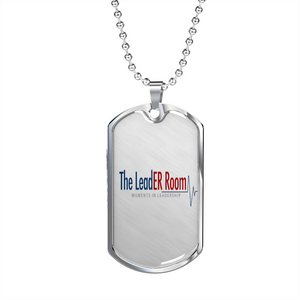 The Leader Room Dog Tag