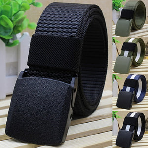 Casual Military Grade Polymer Buckle Nylon Belt