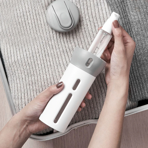 Image of 4-in-1 Lotion Shampoo Gel Travel Dispenser