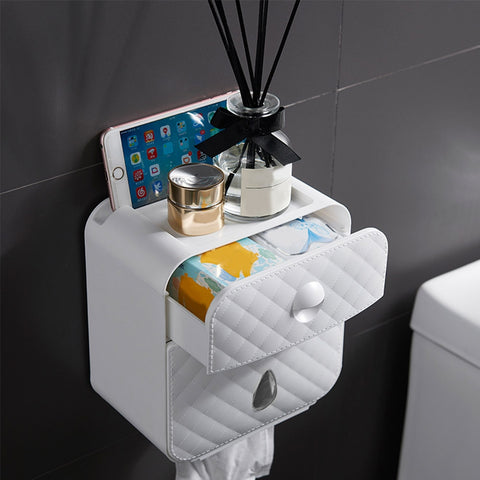 Image of Toilet Roll Holder Waterproof Paper Towel