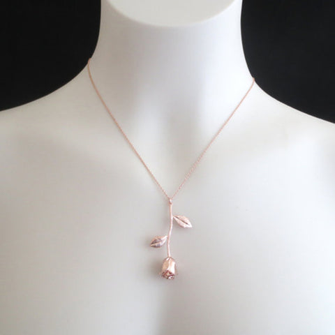 Image of Rose Flower Necklace