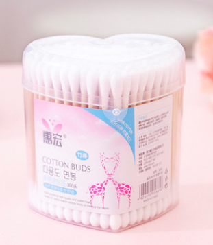 Image of Plastic-free 100pcs / box Double Head Bamboo Cotton Buds
