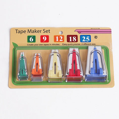 Image of Sewing Bias Tape Makers (Set Of 4 Sizes)