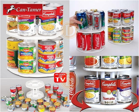 Image of Can Carousel - Cans Storage Organizer