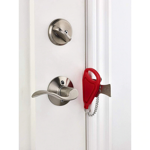 Image of Portable Hotel Door Lock Locks Self-Defense Door Stop Travel Travel Accommodation Door Stopper Door Lock