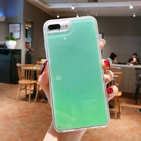 Image of Luminous Neon Sand Case For iPhone