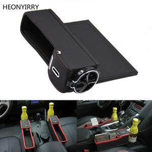 Car seat  storage box and drink holder