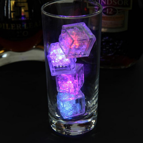 12 Pcs LED Water Activated Ice Cubes
