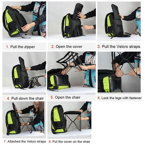 Image of 2-in-1 Chair Bag Backpack