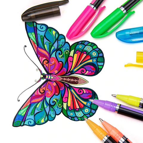 Image of Glitter Gel Pens 12pcs