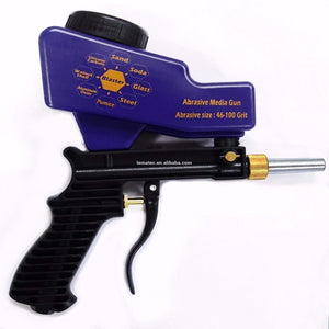 Portable Gravity Feed Sandblasting Gun