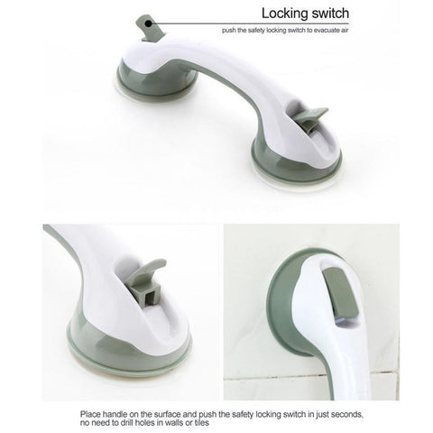 Image of BATH CREATIONS SUCTION CUP HANDLE GRAB BAR