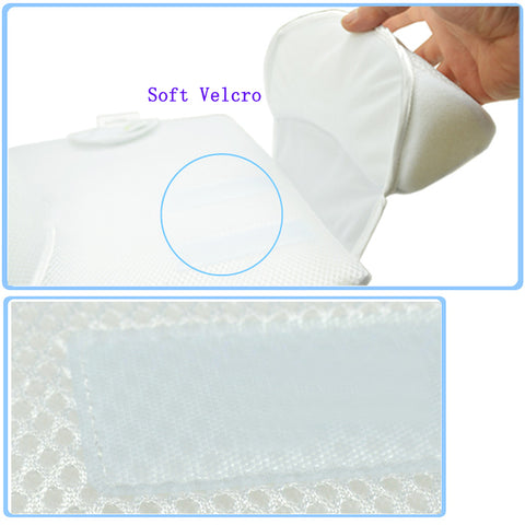 Image of Newborn Baby Sleep Fixed Position And Anti Roll Pillow