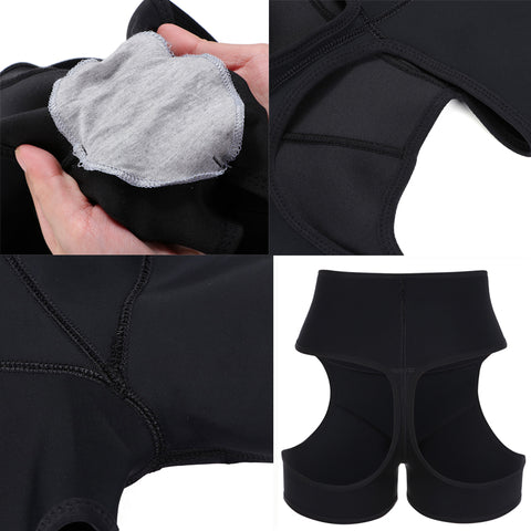 Image of Latex Waist Trainer Control Butt Shaper Underwear