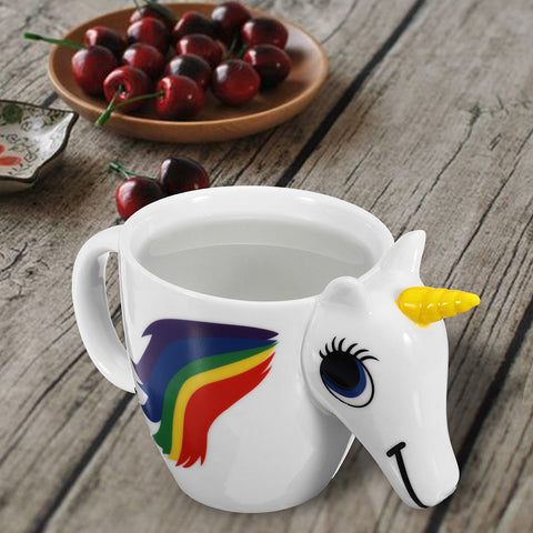 Image of Color Changing Rainbow Unicorn Mug